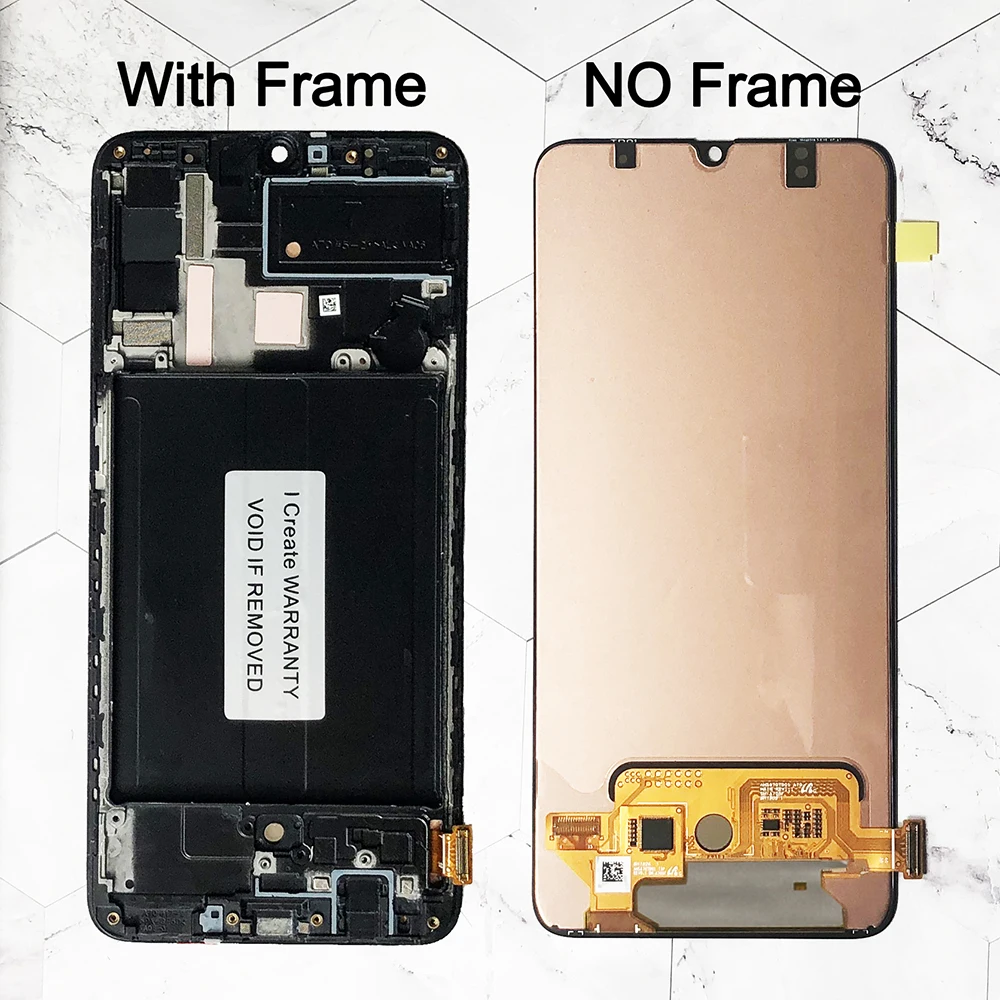 Pantalla LCD AMOLED de 6,7 pulgadas para móvil, montaje de digitalizador táctil de repuesto para Samsung Galaxy A70, A705, A705F, SM-A705MN