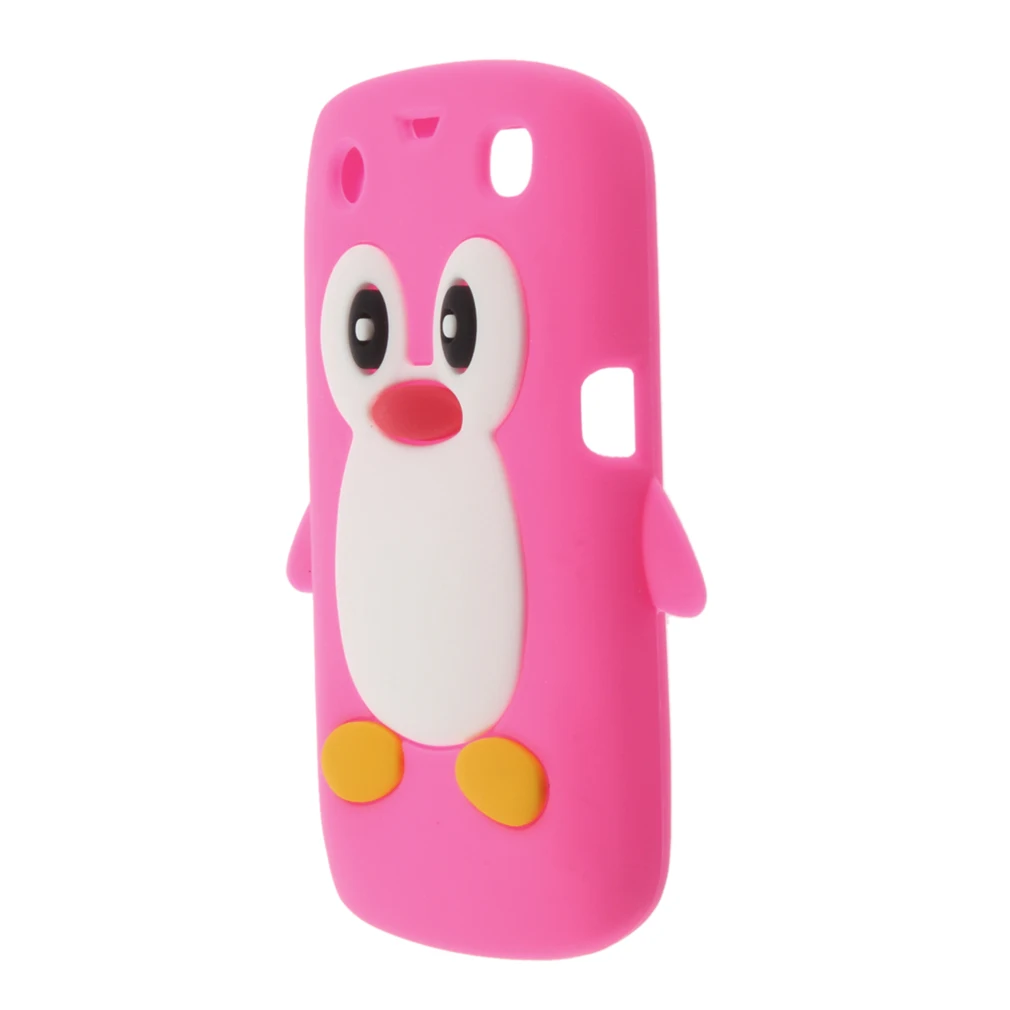 3D Penguin Shape Silicone  mobile phone case cover for Blackberry 9360 /9350 /9370/Curve PT163 Exquisitely Designed Durable