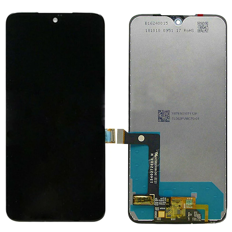 Imagem -02 - Tela Lcd Sensível ao Toque com Moldura para Motorola g7 Plus 62 Polegadas Moto g7 Xt1962 Painel de Vidro