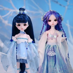 Dream Fairy 1/6 Dolls The Fairy Land of Peach Blossoms 28CM BJD Full Set Includes Clothes Shoes DIY Toy Gift for Girls