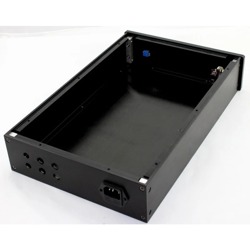 KYYSLB 363*236*70MM CJ0003-WA3 All Aluminum Amplifier Chassis Box House DIY Enclosure with Feet Knob Amplifier Case Shell