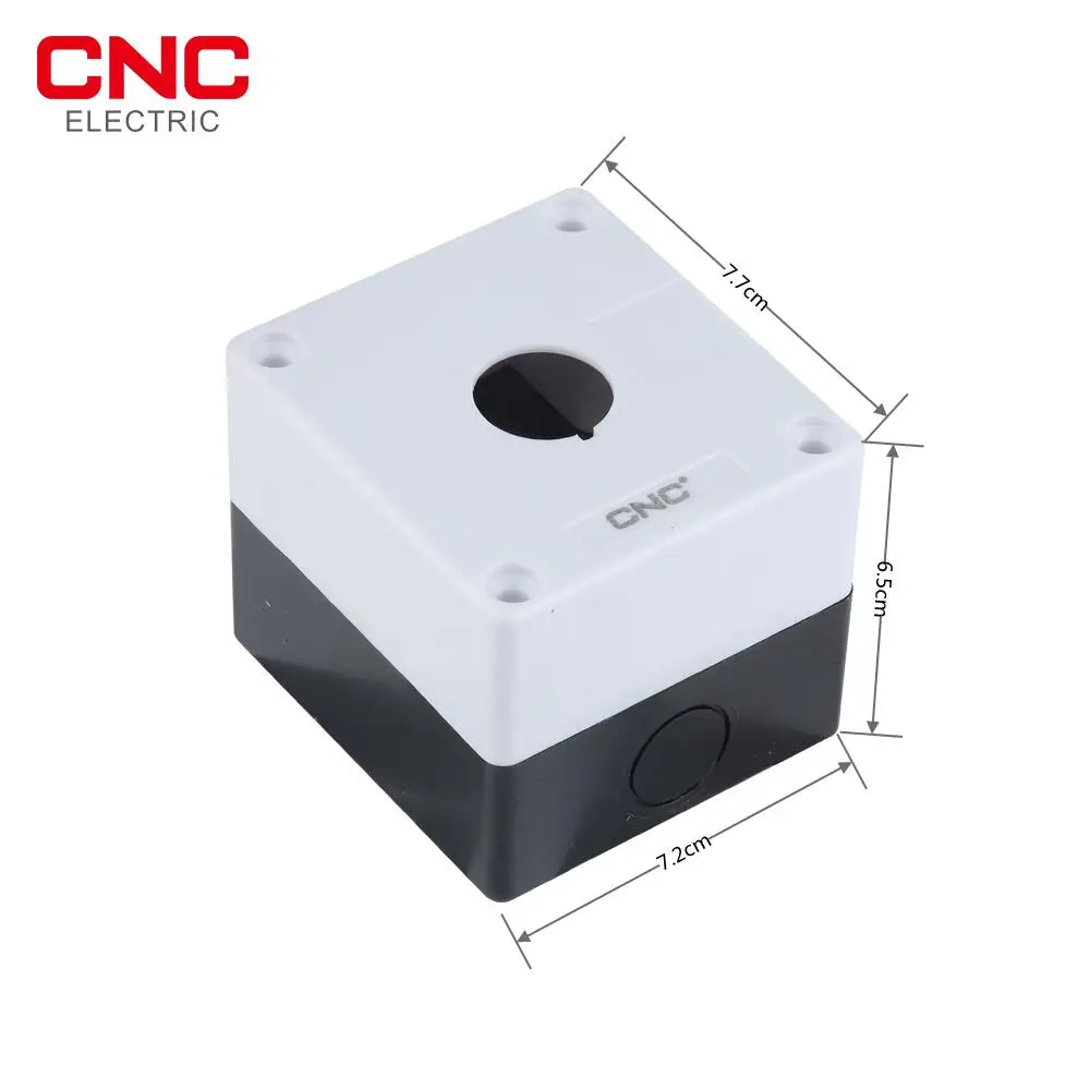 CNC 22mm Water Proof Push Button Switch Box One Hole Suit For Control Emergency Stop Rotary Interrupto Protection LAY5-BOX1