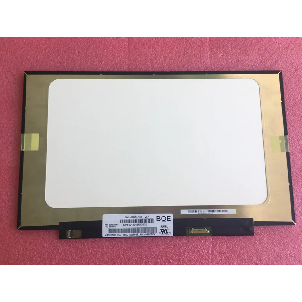 New Original for Lenovo Thinkpad T14 P14s T490s T490 L14 FHD LCD Screen 01YN170