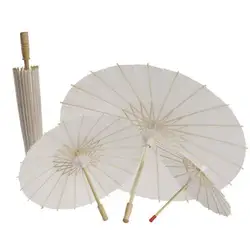 Paper Women Umbrella Japanese White Blossoms Silk Ancient Dance Umbrella Decorative Umbrella Chinese Style Oil Paper Umbrella