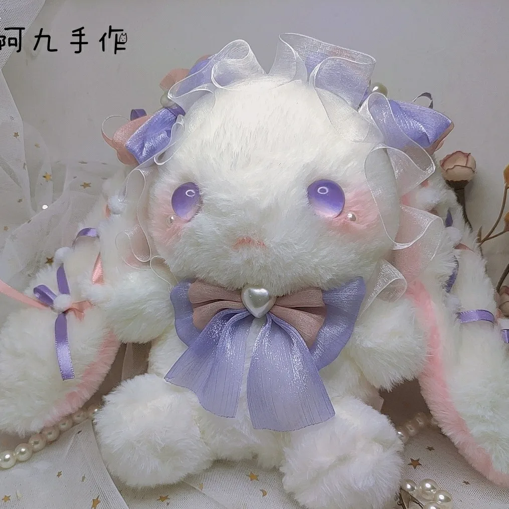 

Original hand-made Lolita lop-eared bunny bear bag Bunny Messenger bag plush cute soft girl bag