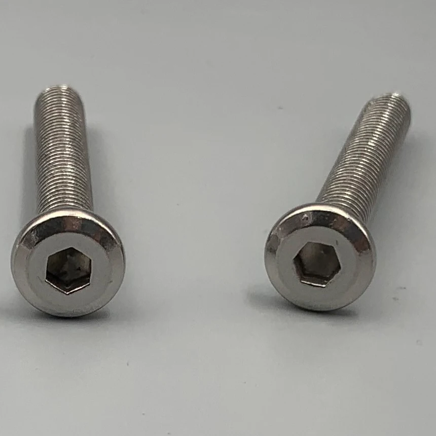 M6 * 8Mm 10Mm 12Mm 14Mm 15Mm 18Mm 20Mm 201 304 Roestvrij Staal bolt Hypotenuse Flat Head Hexagon Socket Down Side Meubels Schroef