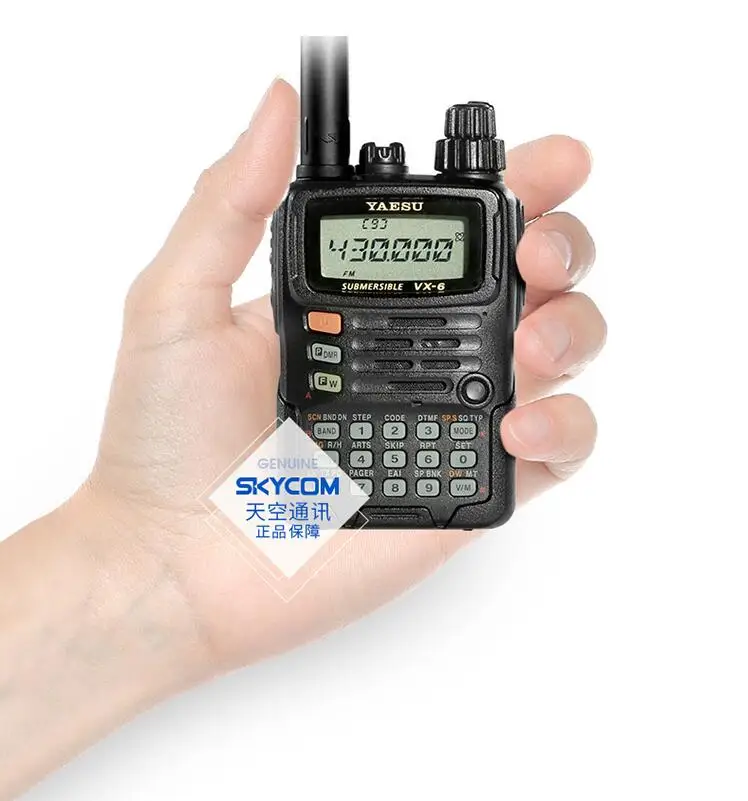 

Oiriginal YAESU VX-6R Dual Band Transceiver UHF VHF Radio IPX7 Mobile Walkie Talkie For Driving Outdoors New Arrival