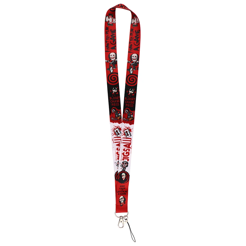 Flyingbee Horror Movie Murder Halloween Accessories Lanyard Badge ID Lanyards Mobile Phone Rope Key Lanyard Neck Straps X2322