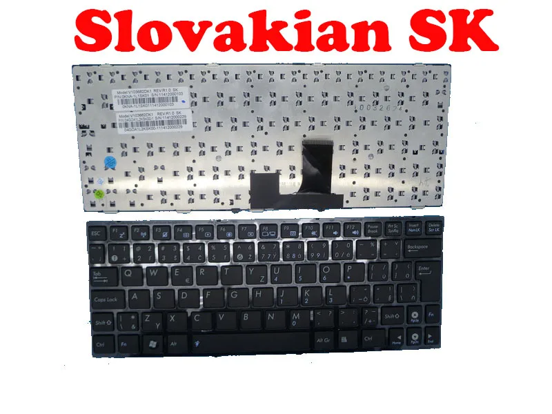 Laptop Keyboard For ASUS EPC T101MT 1005HA 1008PE 1002HA With Black Frame SK Slovakian V103662DK1 0KNA-1L1SK01 04GOA1L2KSK00-1