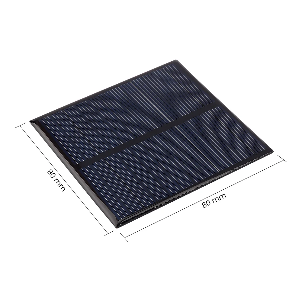 SUNYIMA 5PCS 6V 150mA 80*80mm Solar Panels Polycrystalline Silicon Solar Panel DIY Battery Power Charge Module Mini Solar