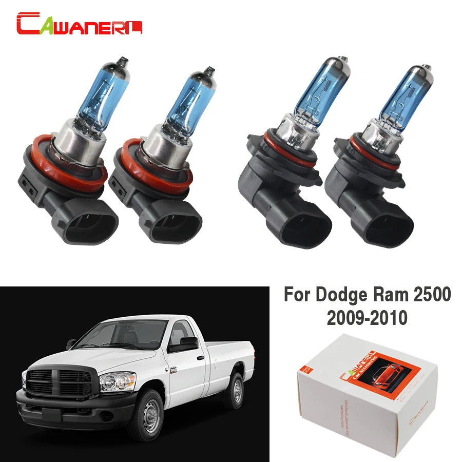 

Cawanerl для Dodge Ram 2500 2009-2010 100W Автомобильные галогенные лампы головного светильник высокий низкий пучок 4300 К с теплым белым светом 12V для укладки 4 шт.