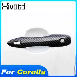 Auto Door Handle Cover Trim Exterior Decoration Accessories Car Styling Parts Products For Toyota Corolla 2020 /For Camry 2018