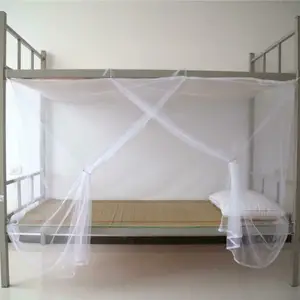 Rede mosquiteira branca, queen, king, tamanho duplo, quatro cantos, poste, cama de dossel de estudante, 1 peça 10 principais vendas rede mosquiteira king size - №9