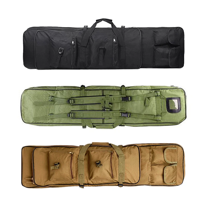 Military Gun Bag Case for HK416 AR15 G36 AK74 AKM Rifle Case Airsoft Bag Backpack Shoulder Protable Carrying Hunting Accessories