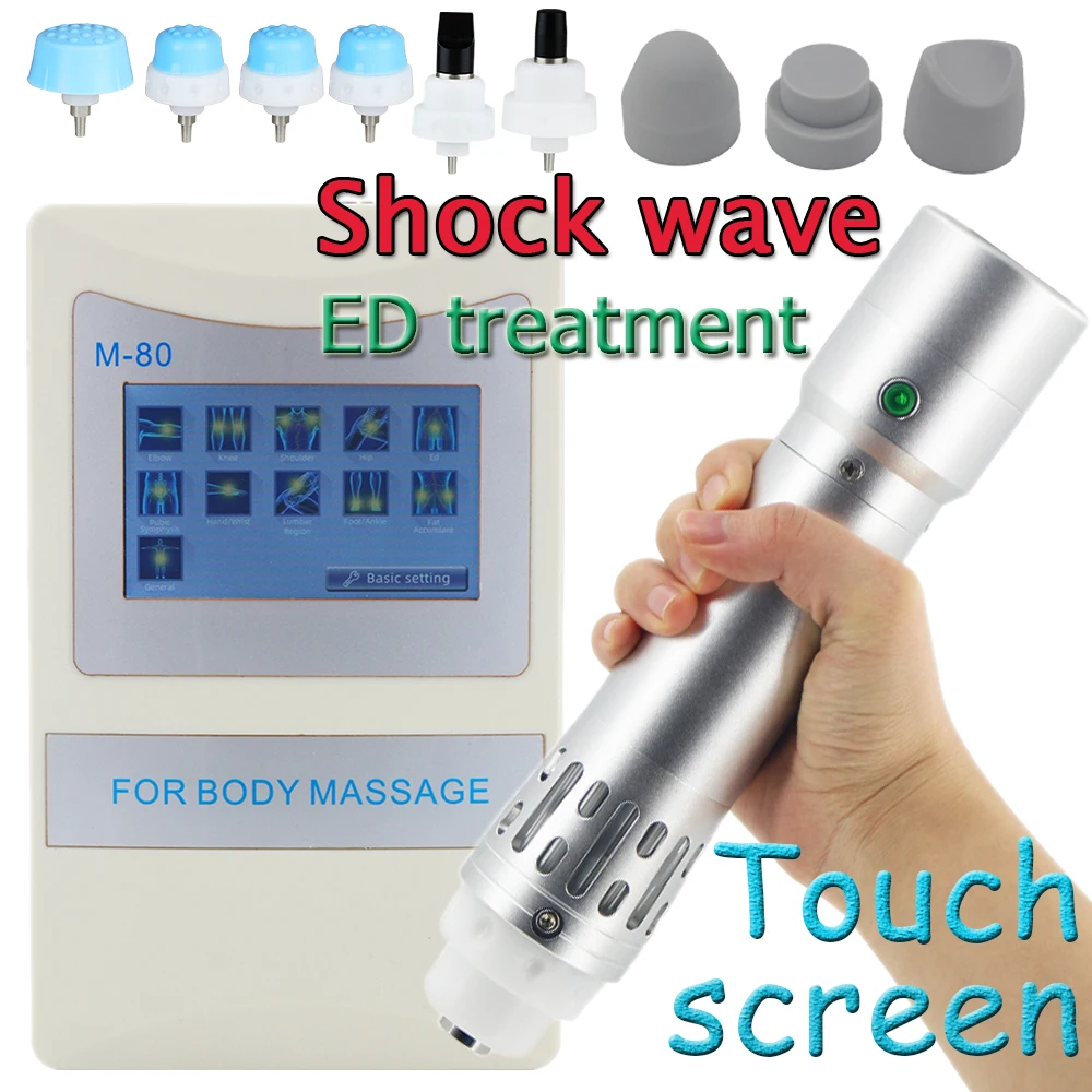 

Shockwave Therapy Machine Touch Screen 11 modes Pain Relief ED Treatment Muscle Ache Plantar Fascitis Extracorporeal Shock Wave