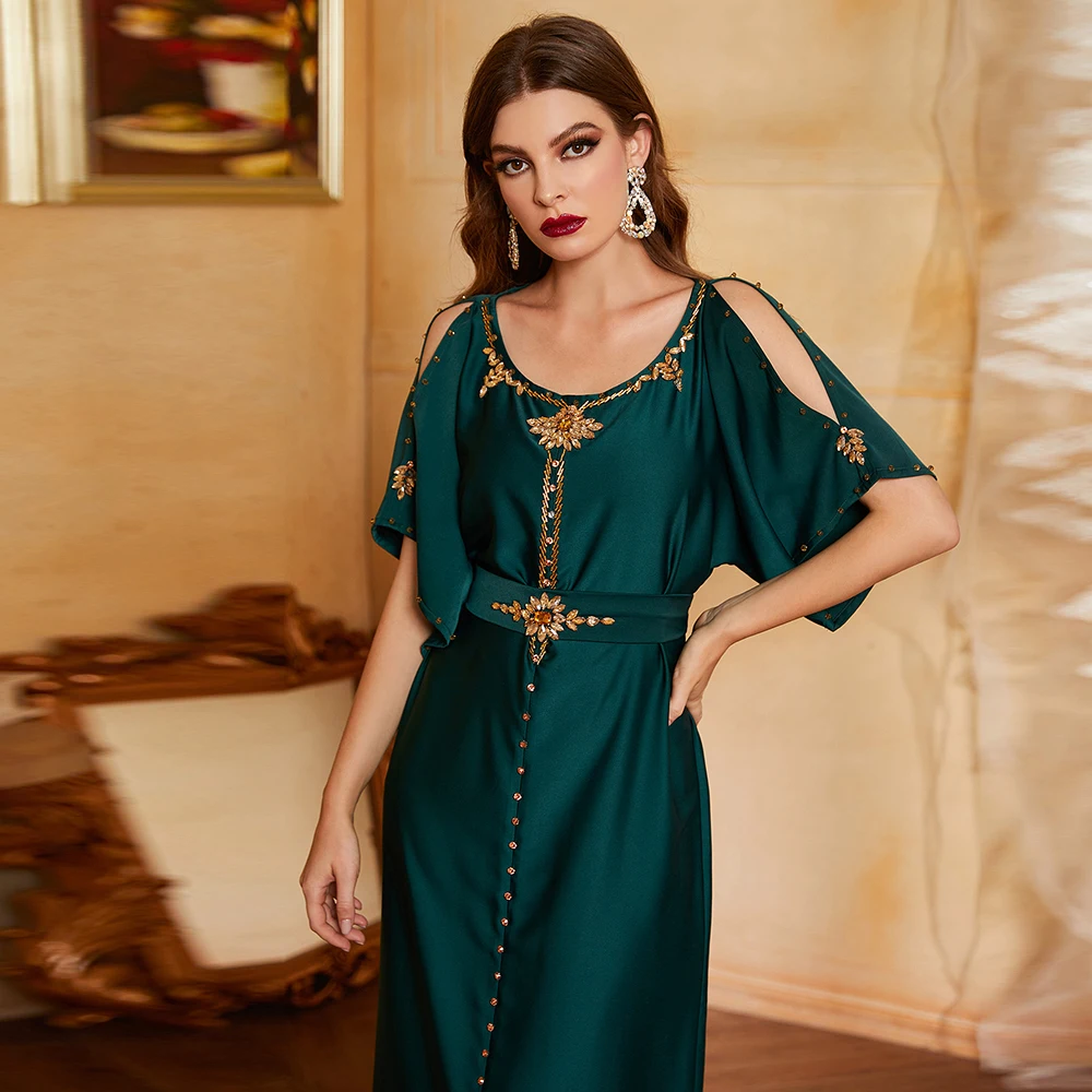 Ramadan Eid Abaya Dubai Turkey Islam Arabic Muslim Dress Abayas For Women Robe Femme Longue Musulman Caftan Marocain De Soiree