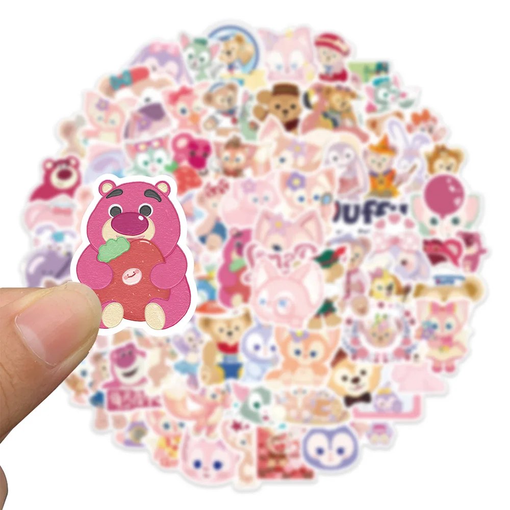 10/30/50/100pcs Disney Cute LinaBell Duffy Bear Graffiti Stickers Cartoon Decals Kids Toy Scrapbook Diary Laptop Phone Sticker