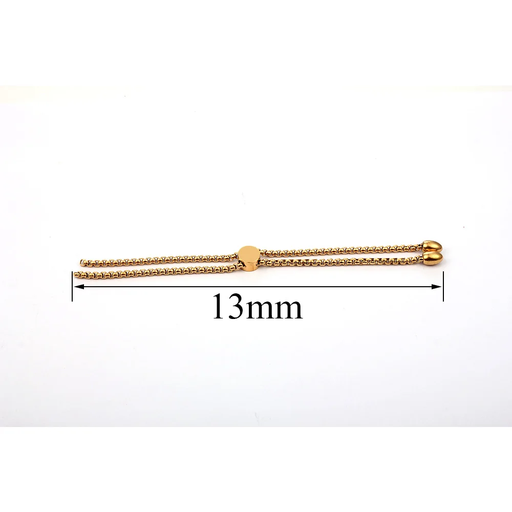 13mm Adjustable stainless steel chain for customized jewelry