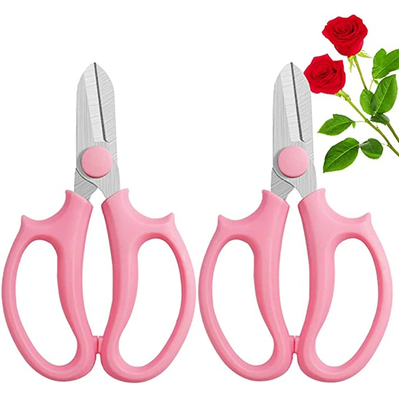 Garden Scissors Floral Shears Professional Flower Scissor  Comfortable Grip Handle Pruning Shear