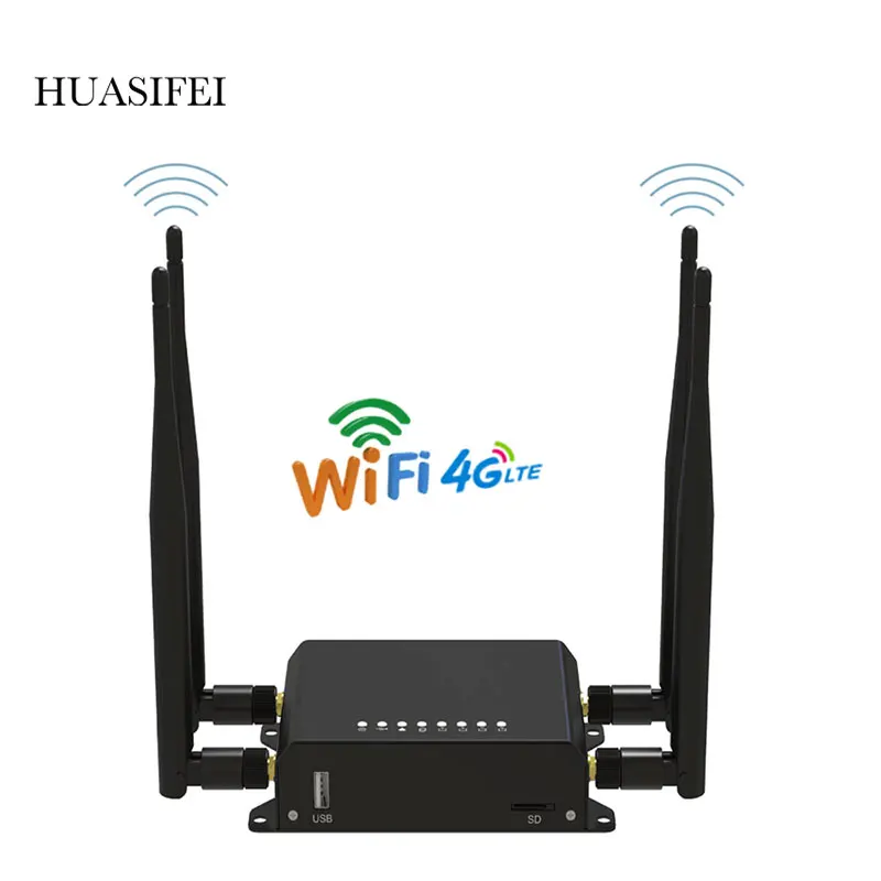 300Mbps CAT6 4G router 4G LTE router 4g wifi router Industrial grade router with SIM card slot Wi-Fi router WAN/LAM port 32 user