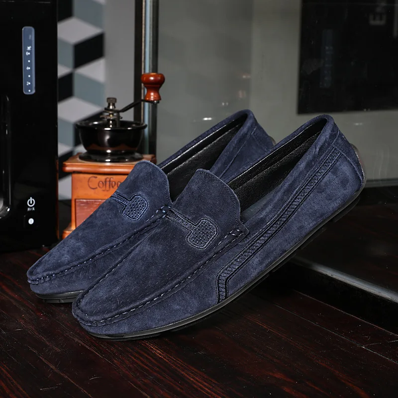 

8 Style Genuine Leather Loafers Men Casual Shoes Designer Summer Autumn Mocasines Hombre Driving Loafer Lofer Loffers