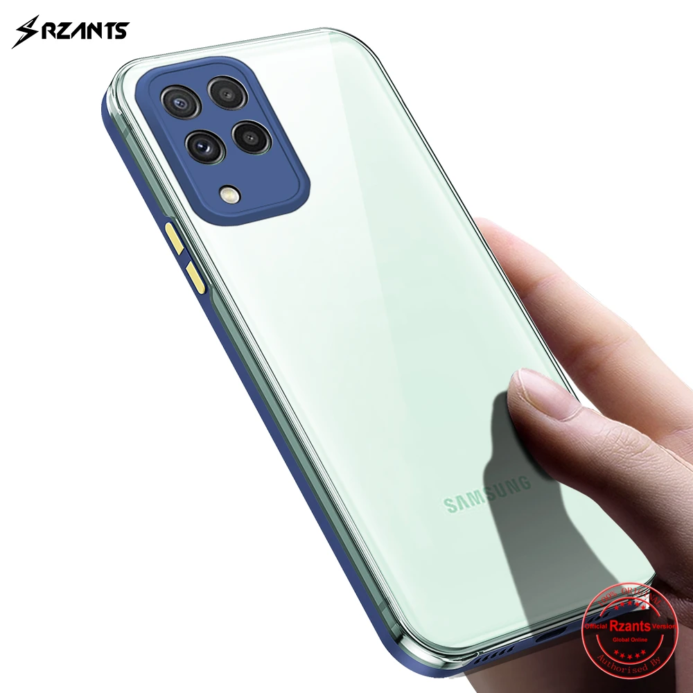 Rzants For Samsung Galaxy A22 4G 5G Galaxy M32 Phone Case HD Transparent [Dazzle] Shockproof Ultra thin Slim High Clear Cover