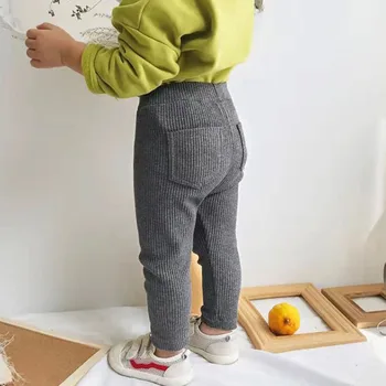 Kids Cotton Trousers 2 Children Pants Cotton Spring Autumn Kids Baby Leggings Fashion Trousers Girls Boys Pants 2