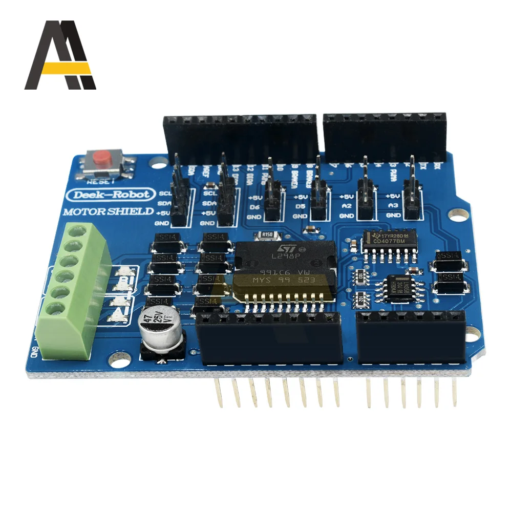 2 Way L298P L298 Shield R3 DC Motor Driver Shiled Board 5V 12V 2A Dual Full Bridge H-Bridge For Arduino Relay Module