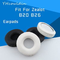 YHcouldin Earpads For Zealot B20 B26 Headphone Accessaries Replacement Wrinkled Leather