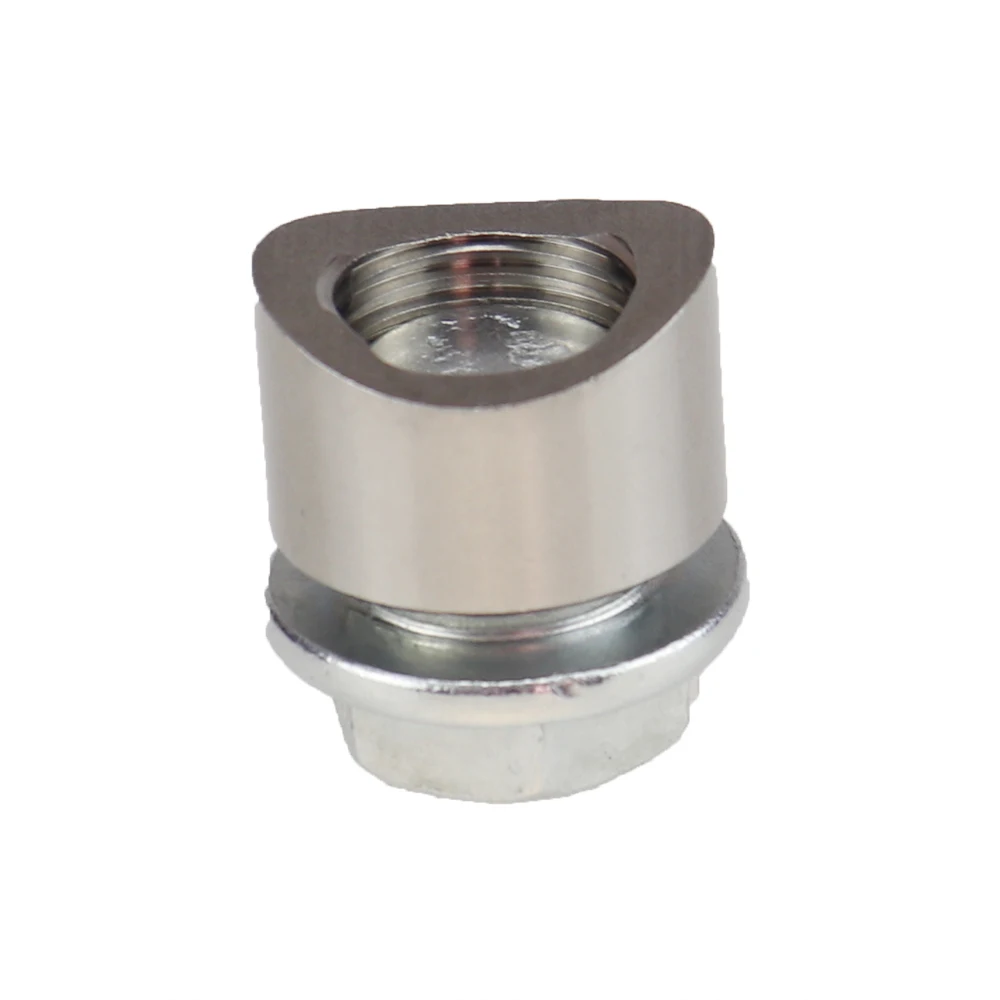 Stainless Steels Oxygen Sensor Bung Plug Nut Cap Kit Plug Nut Plug Wideband Nut Stepped Mounting Fitting Weld Bungs M18X1.5