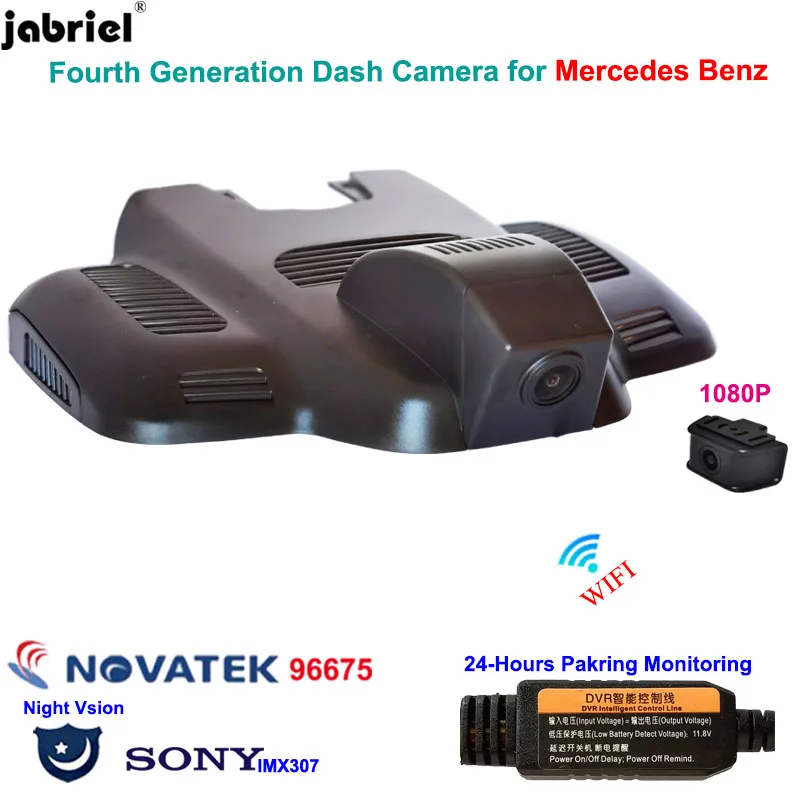 for Mercedes Benz E Class w213 for Benz C Class w205 s205 for Benz AMG GT 50 53 63 Full HD 1080 WIFI 24H Car Dvr Dash Cam Camera