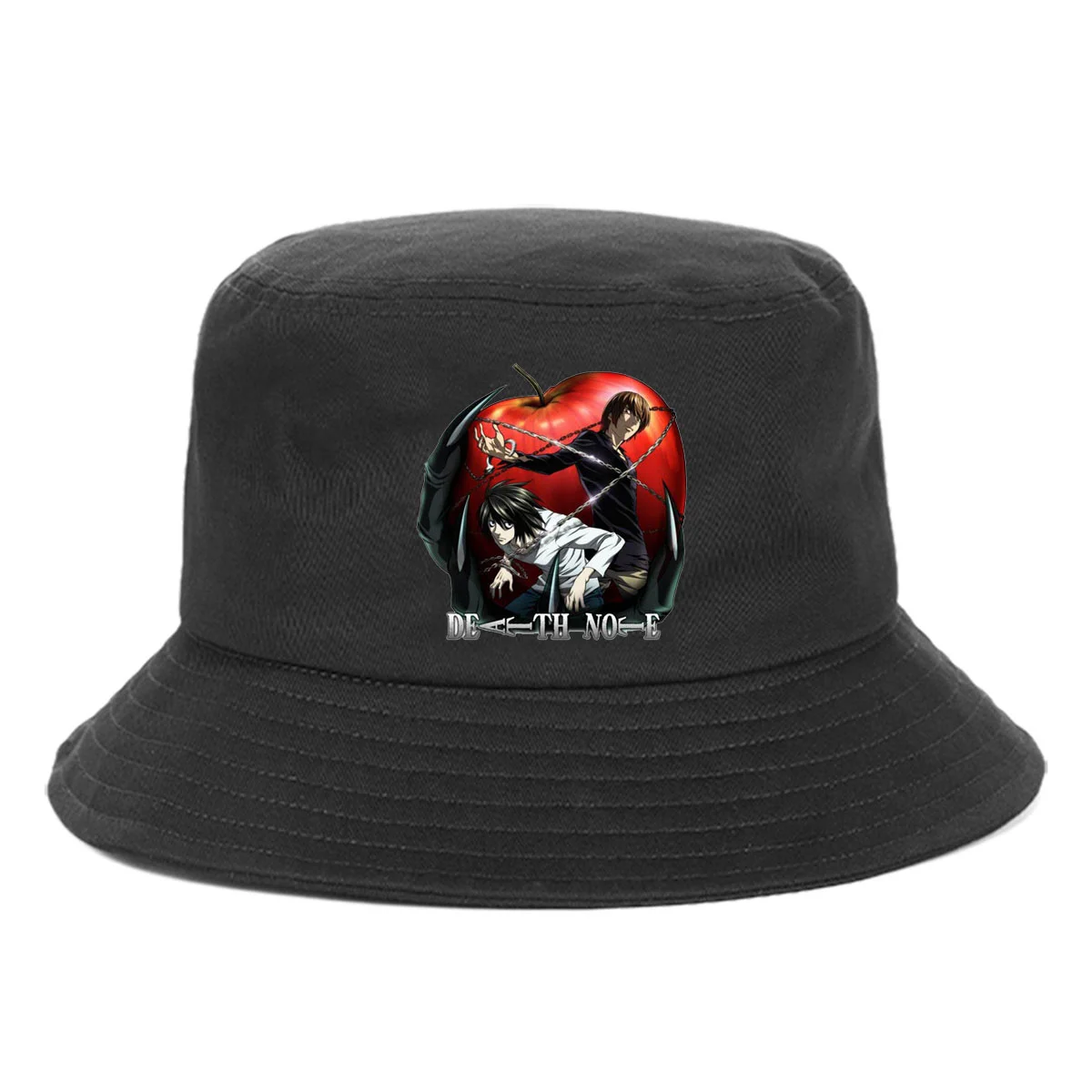 Anime Death Note Bucket Hat teenager Outdoor Summer Hip Hop Cap unisex Streetwear Chapeau Caps Fisherman Caps