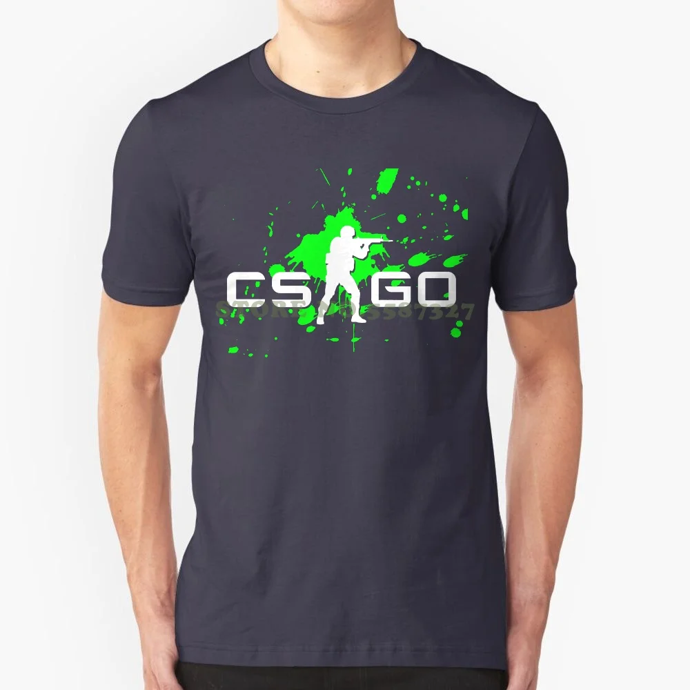 New Counter Strike Global Offensive Csgo Logo Men's Black T Shirt Size S 3xl