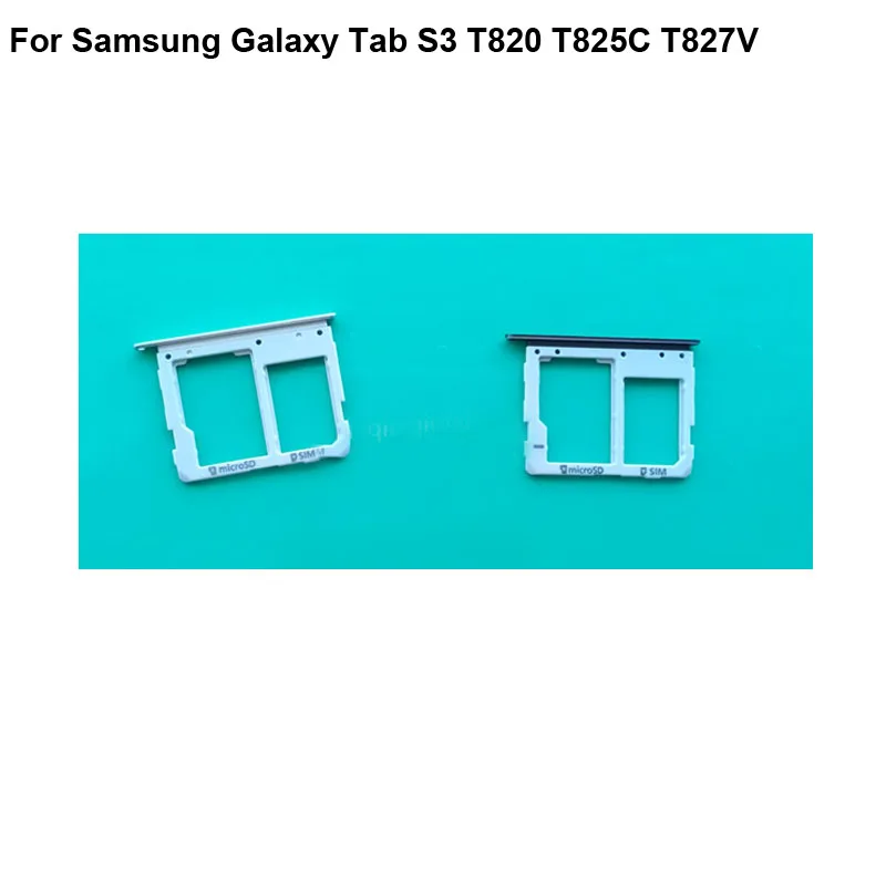 

2PCS For Samsung Galaxy Tab S3 T820 T825C T827V New Tested Sim Card Holder Tray Card Slot S 3 Sim Card Holder Replacement