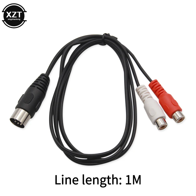 7-pin DIN 7pin Revolution 2RCA Lotus Mother Vintage Audio Speaker Equipment Adapter Cable 7 Pin Din Male 0.5M/1M/1.5M