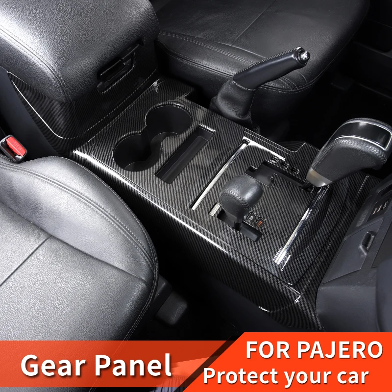 For Mitsubishi Pajero accessories Gear Panel Adornment Protective Pajero io Full Pinin Montero v87v93v95v97v98 Decoration