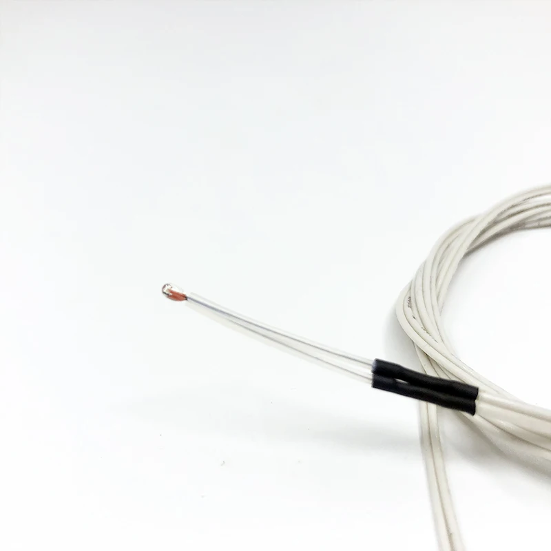 1PC high temperature 3950 100K ntc 100k NTC sensor 1% 1M glass-sealed thermistor NTC100K for 3D printer ntc temperature sensor