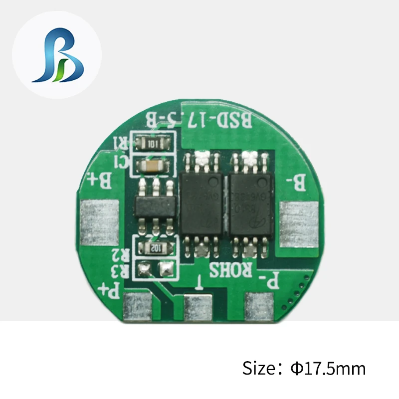 20 sztuk Bisida BMS 3.6V 1S akumulator płyta ochronna pojedynczy litowo-jonowy akumulator 18650 21700 akumulator litowo-polimerowy z NTC