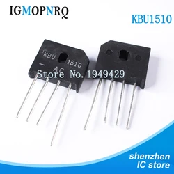 5PCS/LOT KBU1510 KBU-1510 15A 1000V ZIP Diode Bridge Rectifier New