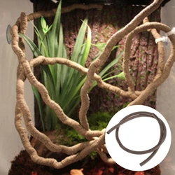 Artificial Vine Reptile Box Case Decoration Lizard Rattan 1m Bend Plant Ornament