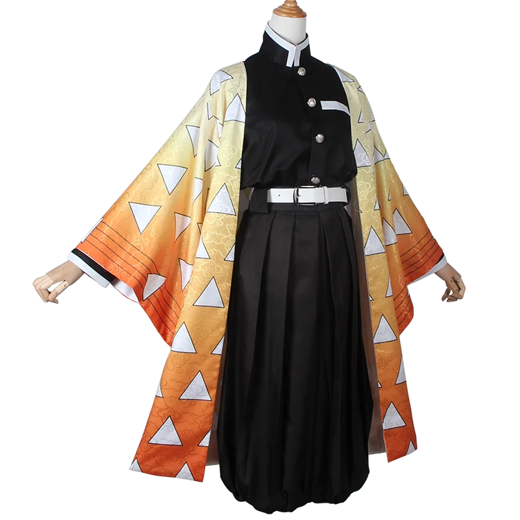

Anime Cosplay Costume Agatsuma Zenitsu Kimono halloween party costumes