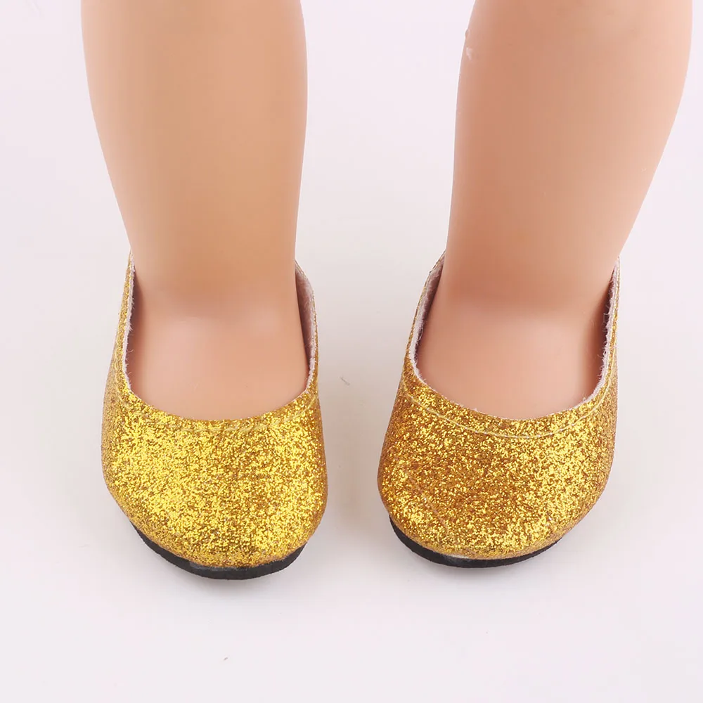 Doll Color Chip Shoes For 18 Inch American Doll & 43 Cm Born Baby Our Generation Christmas Birthday Girl\'s Gift