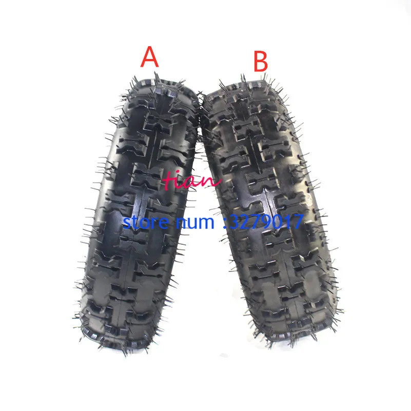 Hot Sale Two Types of Tires 4.10-6 Inner and Outer Tyre Vacuum Tire Fit  ATV Quad Go Kart 47cc 49cc All Models Snow Tire