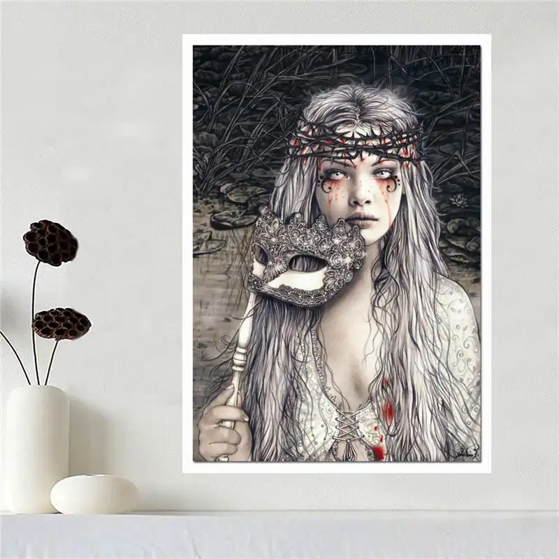 

Custom canvas poster Art Victoria Frances poster cloth fabric wall poster