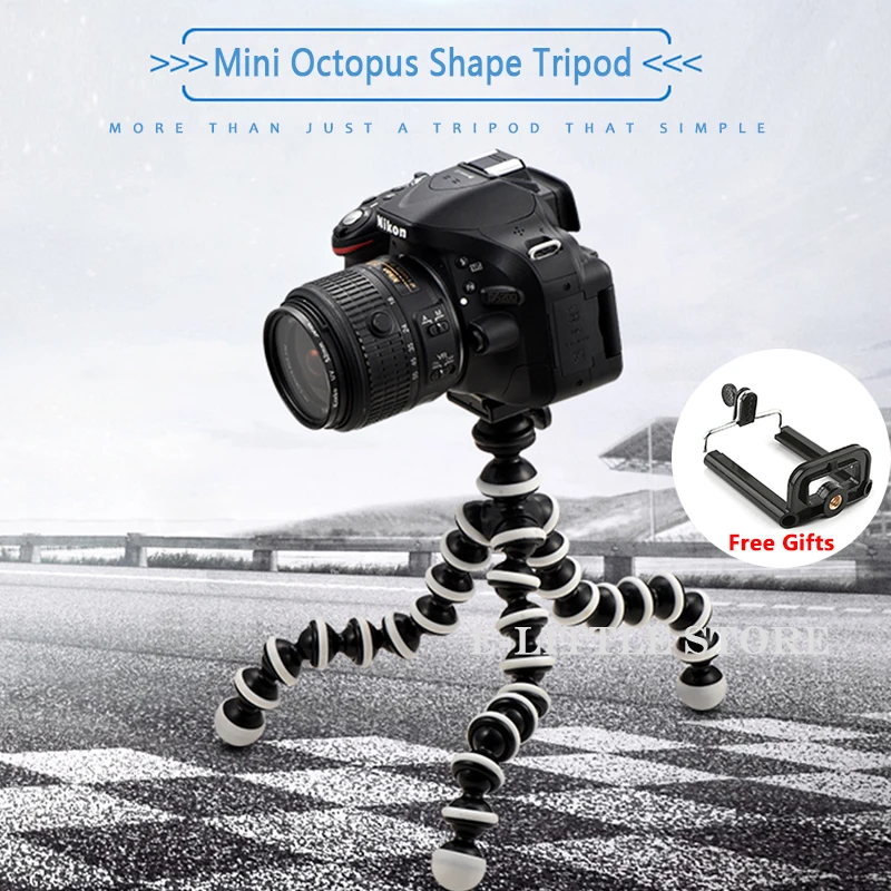 Octopus Tripod Stand Flexible Gorillapod for Mobile Phone Camera Table Desk Mini Tripod phone for iphone huawei Samsung xiaomi