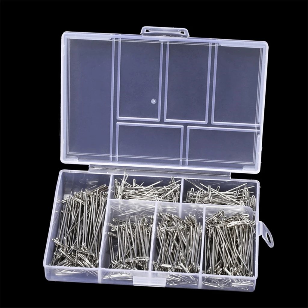 

451 Pieces T Pins for Blocking Knitting, Modelling and Crafts, Holding Wigs, Hair Extensions, Wig Making, Assorted 5 Sizes