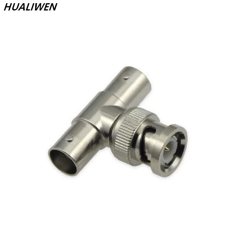 

2Pcs Right Angle tee BNC junction female male CCTV BNC Connector rg58 rg59 rg6 connector