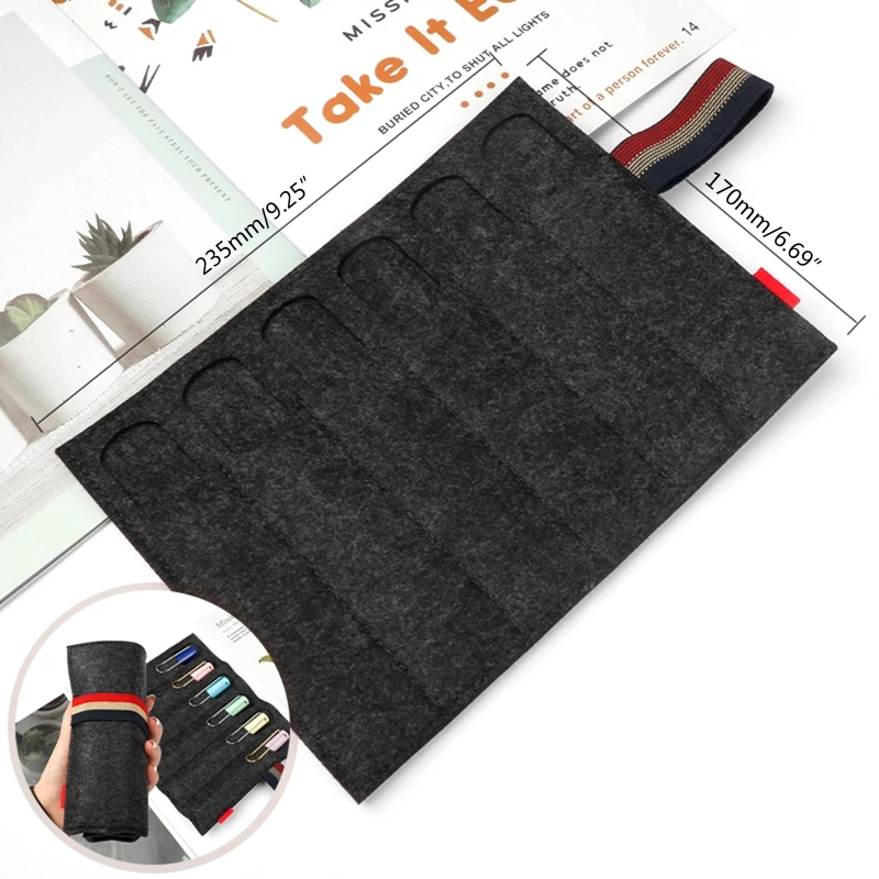 Portátil única caneta capa feltro caso protetor titular lápis bolsa fácil inserir remover terno para as mulheres homens crianças adultos q5wa