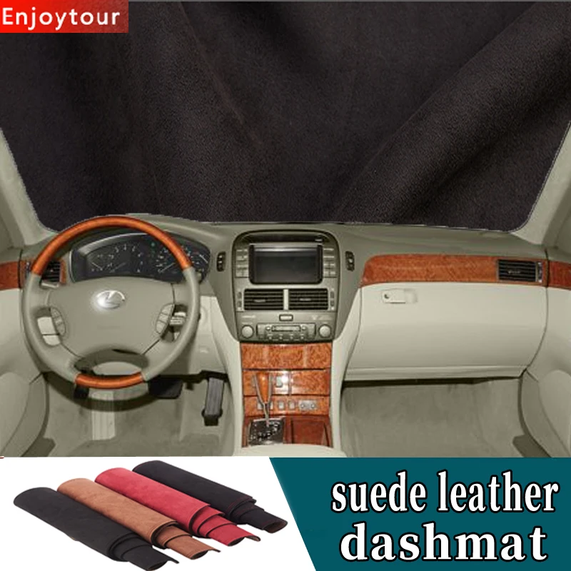 

Custom For lexus ls430 2002 2003 2004 2005 Suede Leather Dashmat Dashboard Cover Pad Dash Mat Car-styling Accessories Carpet