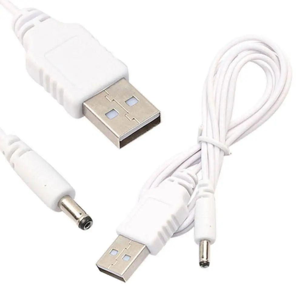 1m kabel USB do ładowania DC 3.5mm x 1.35mm żeński na rodzaj USB męski przewód zasilający z adapterem